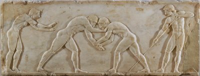 Young Acheans Engaged in Athletic Contest by Erich Lessing