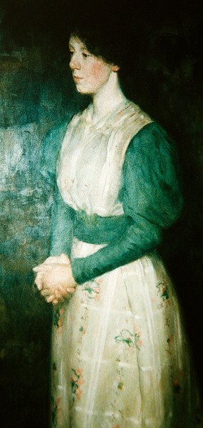 Portrait of Miss Ellen Dick by Erik Theodor Werenskiold