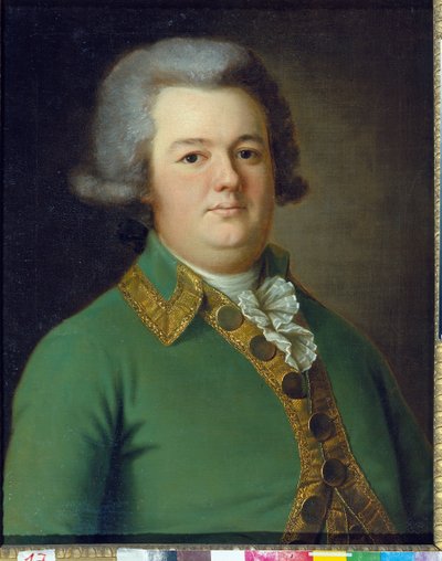 Portrait of Vasily Ivanovich Likhachev by Ermolay Demetyevich Kamezhenkov