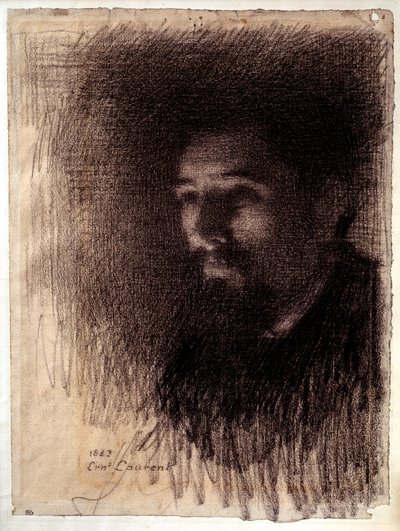 Portrait of the painter Georges Pierre Seurat by Ernest Joseph Laurent