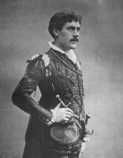 George Alexander as Faust, 1887 by Ernest Barraud