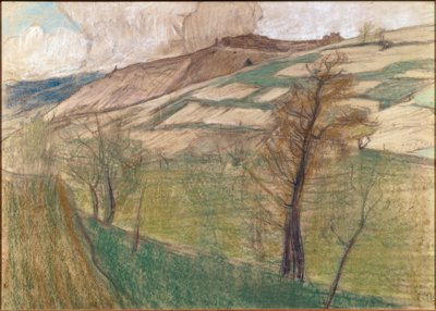Landscape in the Surroundings of Savièse by Ernest Bieler