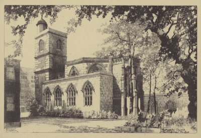The Hospital Church, St Bartholomew the Less by Ernest Coffin