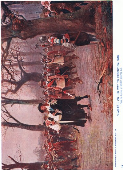 Charles I Escorted to His Execution by Ernest Crofts