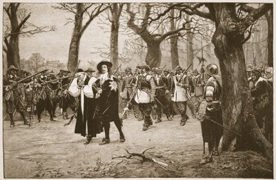 Charles I on His Way to Execution, Illustration from 