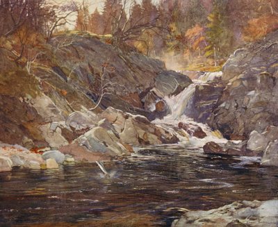 A Perthshire side-glen by Ernest Edward Briggs