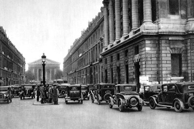 Entrance to the Rue Royale with the Madeleine in distance, Paris by Ernest Flammarion