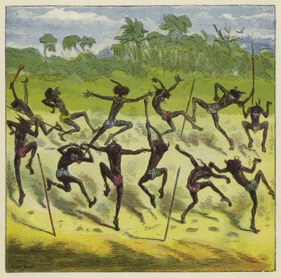 Ashanti Royal Ball by Ernest Henry Griset