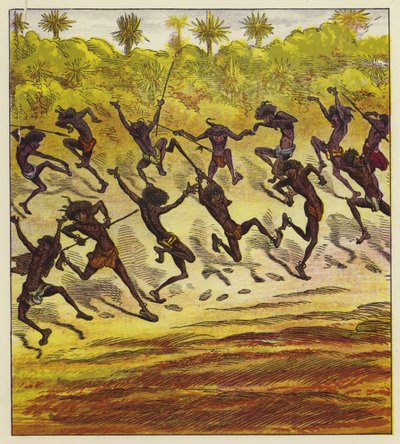 Cannibals Dancing by Ernest Henry Griset