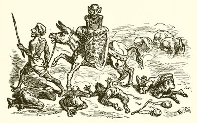 The Ass Carrying an Idol by Ernest Henry Griset
