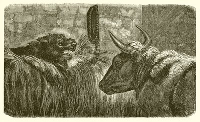 The Dog in the Manger by Ernest Henry Griset