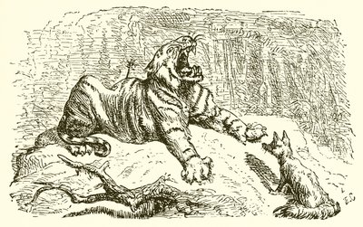 The Fox and the Tiger by Ernest Henry Griset
