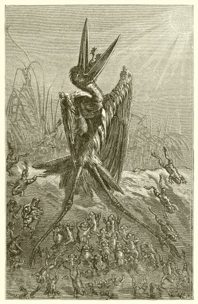 The Frogs Desiring a King by Ernest Henry Griset