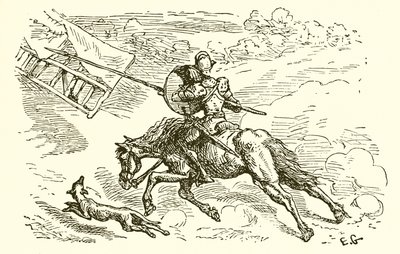 The Knight and His Charger by Ernest Henry Griset