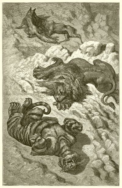 The Lion, the Tiger, and the Fox by Ernest Henry Griset