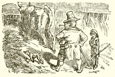 The Stag in the Ox-Stall by Ernest Henry Griset