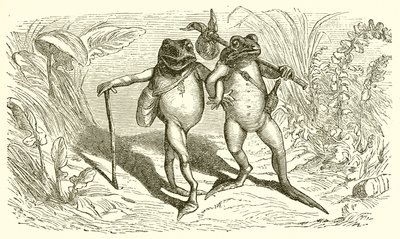 The Two Frogs by Ernest Henry Griset
