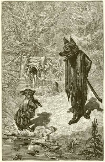 The Wolf and the Lamb by Ernest Henry Griset