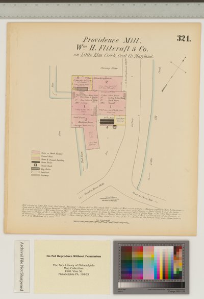 Providence Mill, Little Elk Creek, Maryland, Hexamer General Surveys by Ernest Hexamer