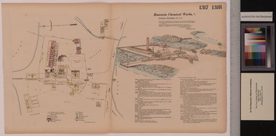 Volume 14, Rancocas Chemical Works, Hexamer General Surveys, Burlington, New Jersey, 1878 by Ernest Hexamer