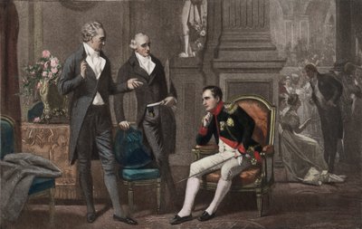 Napoleon, Goethe and Wieland by Ernest Hillemacher