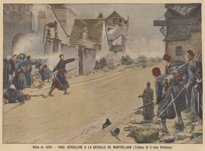 Paul Deroulede at the Battle of Montbeliard by Ernest Jean Delahaye