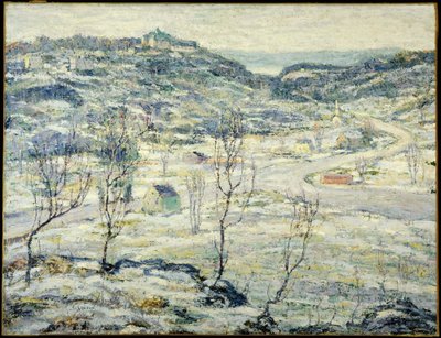 Harlem Valley, Winter by Ernest Lawson
