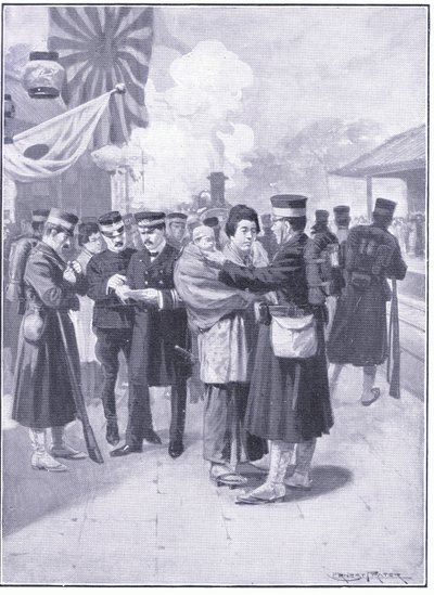 Troops Leaving Tokyo by Ernest Prater