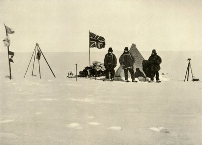 The Christmas Camp on the Plateau by Ernest Shackleton