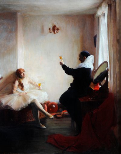 A Matinee Interval by Ernest Townsend