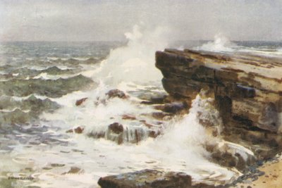 Filey Brigg by Ernest William Haslehust