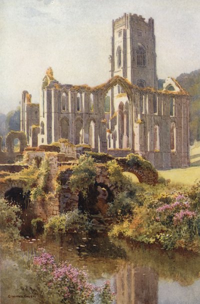 Fountains Abbey by Ernest William Haslehust