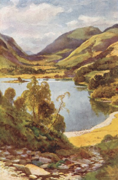 Grasmere from Loughrigg by Ernest William Haslehust