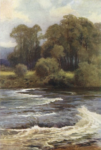 Monnington Falls by Ernest William Haslehust