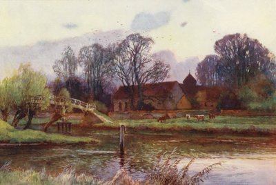 River Thames: Lady Place, Hurley by Ernest William Haslehust
