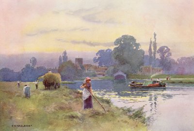 River Thames: Shepperton by Ernest William Haslehust