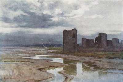 Sands of Dee, Flint Castle by Ernest William Haslehust