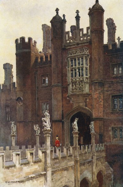 The Great Gatehouse, West Entrance by Ernest William Haslehust