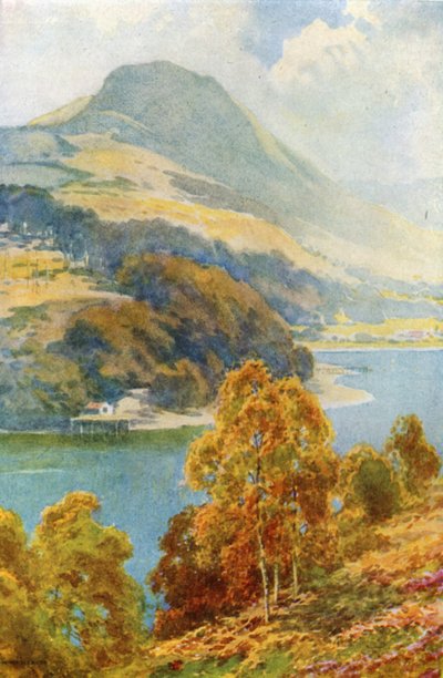 The Straits of Balmaha from Inch Cailleach by Ernest William Haslehust