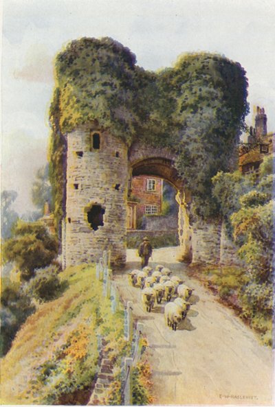 The Strand Gate, Winchelsea by Ernest William Haslehust