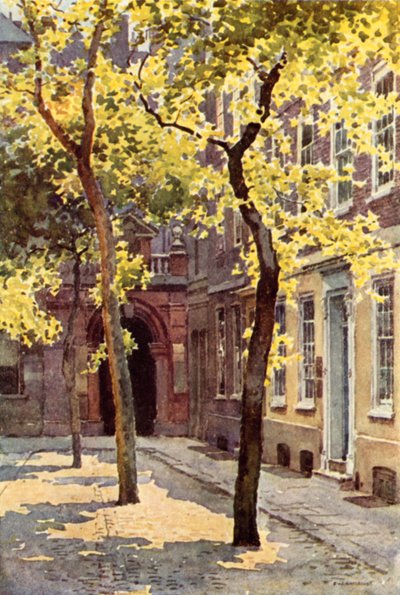 Wardrobe Place, Blackfriars by Ernest William Haslehust