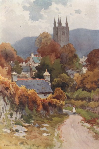 Widecombe on the Moor by Ernest William Haslehust