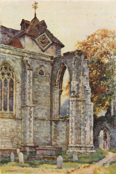 Winchelsea Church by Ernest William Haslehust