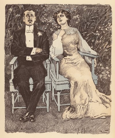 Illustration for Berliner Balle von Rideamus by Ernst (after) Heilemann