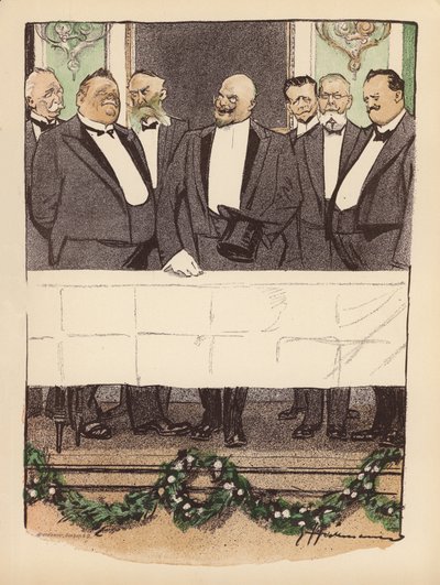 Illustration for Berliner Balle von Rideamus by Ernst (after) Heilemann