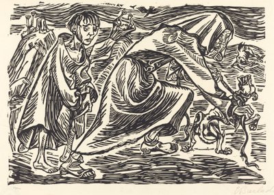 The Dog Catcher by Ernst Barlach
