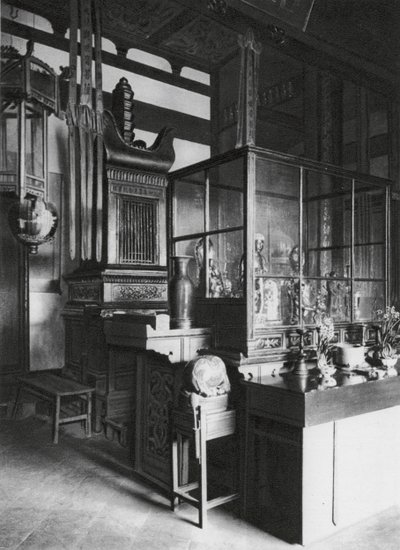 Fuchou, Ku shan, Yung tsuan sze, Fukien, Pagoda of Relics in the library of the Monastery on Drum Mountain by Ernst Boerschmann