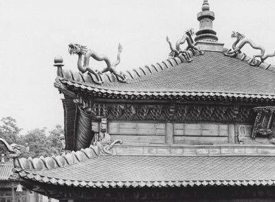 Jehol, Hingkung, Chihli, Gilded Bronze Roof by Ernst Boerschmann