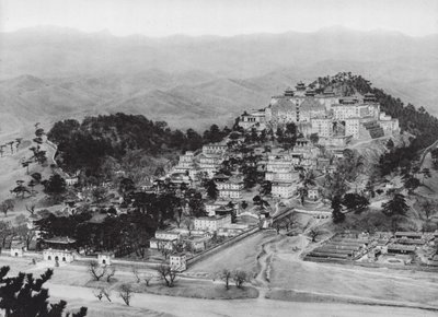 Jehol, Potala, Chihli, The Lama Monastery Potala in Jehol, View from South-East by Ernst Boerschmann
