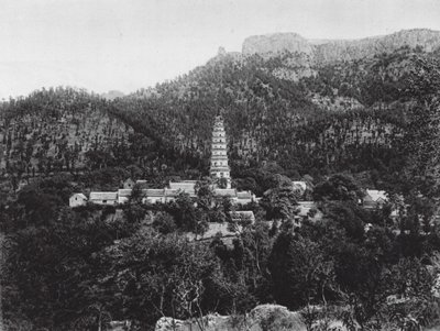 Ling yen sze, Shantung, Monastery of the Animated Mountain Summits by Ernst Boerschmann